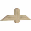 7/12 Pitch Eugene Rough Sawn Timber Gable Bracket GBW048X14X0406EUG00RDF