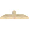 8/12 Pitch Portland Rough Sawn Timber Gable Bracket GBW048X16X0406POR00RDF