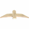 9/12 Pitch Bellingham Rough Sawn Timber Gable Bracket GBW048X18X0206BEL00RDF