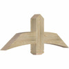 9/12 Pitch Bellingham Rough Sawn Timber Gable Bracket GBW048X18X0406BEL00RDF