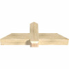 9/12 Pitch Eugene Rough Sawn Timber Gable Bracket GBW048X18X0606EUG00RDF