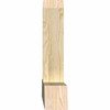10/12 Pitch Portland Rough Sawn Timber Gable Bracket GBW048X20X0404POR00RDF