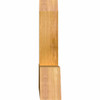 10/12 Pitch Portland Rough Sawn Timber Gable Bracket GBW048X20X0406POR00RWR