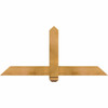 11/12 Pitch Eugene Rough Sawn Timber Gable Bracket GBW048X22X0404EUG00RWR