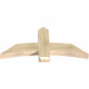 11/12 Pitch Bellingham Rough Sawn Timber Gable Bracket GBW048X22X0406BEL00RDF