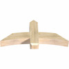 11/12 Pitch Bellingham Rough Sawn Timber Gable Bracket GBW048X22X0606BEL00RDF