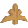 12/12 Pitch Davenport Rough Sawn Timber Gable Bracket GBW048X24X0406DAV00RWR