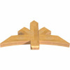 12/12 Pitch Davenport Rough Sawn Timber Gable Bracket GBW048X24X0406DAV00RWR