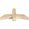 12/12 Pitch Bellingham Rough Sawn Timber Gable Bracket GBW048X24X0606BEL00RDF