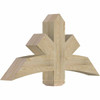 12/12 Pitch Alberta Rough Sawn Timber Gable Bracket GBW048X24X0606ALB00RDF