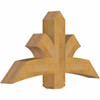 13/12 Pitch Davenport Rough Sawn Timber Gable Bracket GBW048X26X0606DAV00RWR