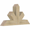 13/12 Pitch Saratoga Rough Sawn Timber Gable Bracket GBW048X26X0606SAR00RDF