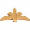 14/12 Pitch Davenport Rough Sawn Timber Gable Bracket GBW048X28X0406DAV00RWR