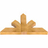 14/12 Pitch Richland Rough Sawn Timber Gable Bracket GBW048X28X0406RIC00RWR