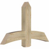 15/12 Pitch Bellingham Rough Sawn Timber Gable Bracket GBW048X30X0406BEL00RDF