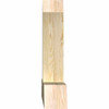 15/12 Pitch Portland Rough Sawn Timber Gable Bracket GBW048X30X0606POR00RDF