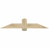 5/12 Pitch Eugene Rough Sawn Timber Gable Bracket GBW060X12X0606EUG00RDF