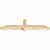 6/12 Pitch Eugene Rough Sawn Timber Gable Bracket GBW060X15X0404EUG00RDF