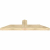 6/12 Pitch Portland Rough Sawn Timber Gable Bracket GBW060X15X0406POR00RDF