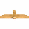 8/12 Pitch Eugene Rough Sawn Timber Gable Bracket GBW060X20X0606EUG00RWR