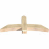 10/12 Pitch Bellingham Rough Sawn Timber Gable Bracket GBW060X25X0606BEL00RDF