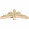 10/12 Pitch Davenport Rough Sawn Timber Gable Bracket GBW060X25X0606DAV00RDF