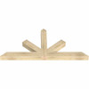 11/12 Pitch Saratoga Rough Sawn Timber Gable Bracket GBW060X27X0404SAR00RDF