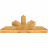 11/12 Pitch Richland Rough Sawn Timber Gable Bracket GBW060X27X0606RIC00RWR