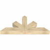 11/12 Pitch Saratoga Rough Sawn Timber Gable Bracket GBW060X27X0606SAR00RDF