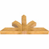 12/12 Pitch Richland Rough Sawn Timber Gable Bracket GBW060X30X0606RIC00RWR