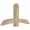 13/12 Pitch Bellingham Rough Sawn Timber Gable Bracket GBW060X32X0606BEL00RDF