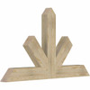 14/12 Pitch Saratoga Rough Sawn Timber Gable Bracket GBW060X35X0406SAR00RDF