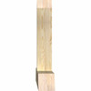 14/12 Pitch Portland Rough Sawn Timber Gable Bracket GBW060X35X0606POR00RDF