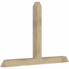 16/12 Pitch Portland Rough Sawn Timber Gable Bracket GBW060X40X0404POR00RDF