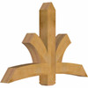 16/12 Pitch Davenport Rough Sawn Timber Gable Bracket GBW060X40X0606DAV00RWR