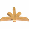 16/12 Pitch Davenport Rough Sawn Timber Gable Bracket GBW060X40X0606DAV00RWR