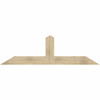 7/12 Pitch Portland Rough Sawn Timber Gable Bracket GBW072X21X0406POR00RDF