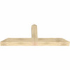 9/12 Pitch Portland Rough Sawn Timber Gable Bracket GBW072X27X0606POR00RDF