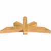 10/12 Pitch Alberta Rough Sawn Timber Gable Bracket GBW072X30X0606ALB00RWR