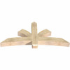 11/12 Pitch Davenport Rough Sawn Timber Gable Bracket GBW072X33X0606DAV00RDF