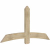 12/12 Pitch Bellingham Rough Sawn Timber Gable Bracket GBW072X36X0206BEL00RDF