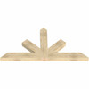 12/12 Pitch Saratoga Rough Sawn Timber Gable Bracket GBW072X36X0406SAR00RDF