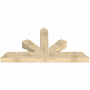 12/12 Pitch Saratoga Rough Sawn Timber Gable Bracket GBW072X36X0606SAR00RDF