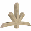 14/12 Pitch Alberta Rough Sawn Timber Gable Bracket GBW072X42X0606ALB00RDF