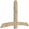 16/12 Pitch Bellingham Rough Sawn Timber Gable Bracket GBW072X48X0406BEL00RDF