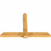 16/12 Pitch Eugene Rough Sawn Timber Gable Bracket GBW072X48X0406EUG00RWR