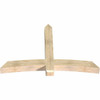 16/12 Pitch Bellingham Rough Sawn Timber Gable Bracket GBW072X48X0606BEL00RDF