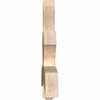 9/12 Pitch Davenport Rough Sawn Timber Gable Bracket GBW084X31X0406DAV00RDF