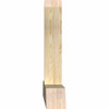 10/12 Pitch Portland Rough Sawn Timber Gable Bracket GBW084X35X0606POR00RDF