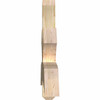 7/12 Pitch Davenport Rough Sawn Timber Gable Bracket GBW096X28X0406DAV00RDF